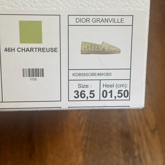 Dior Granville Green Espadrilles - Picture 2 of 7